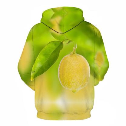 A Hanging Lemon 3D Sweatshirt Hoodie Pullover-My 3D Hoodie