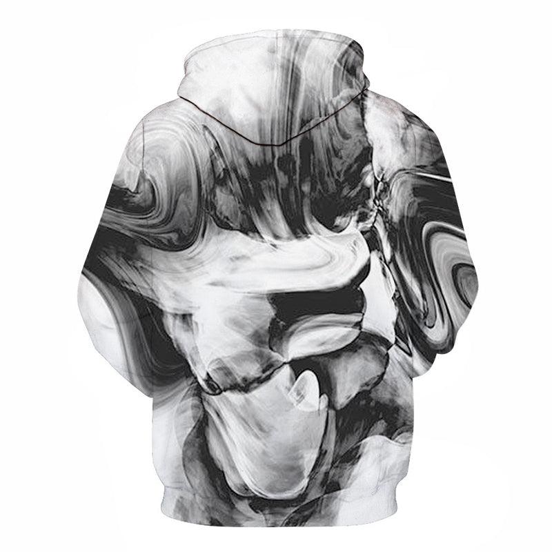 Black Marble 3D Sweatshirt Hoodie Pullover-My 3D Hoodie