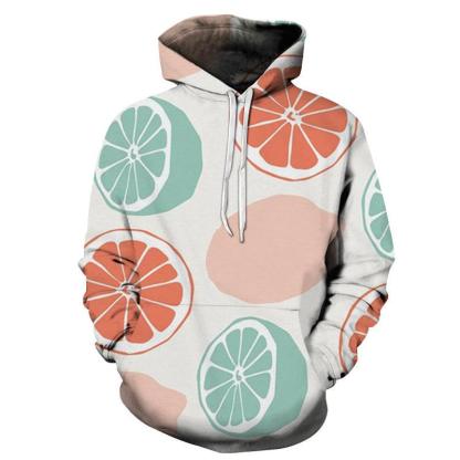 Lemons & Oranges 3D - Sweatshirt, Hoodie, Pullover-My 3D Hoodie