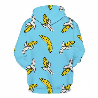 Peeled Bananas 3D - Sweatshirt, Hoodie, Pullover-My 3D Hoodie