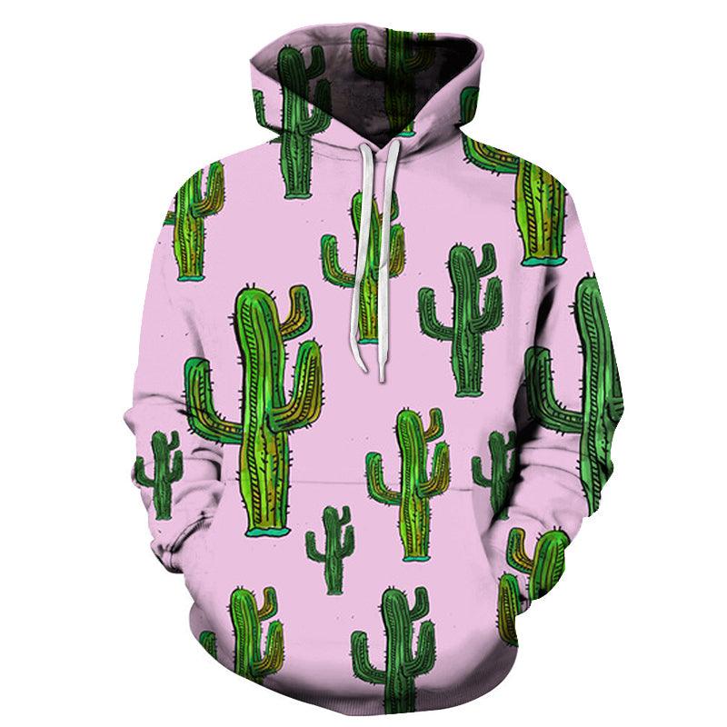 Cactus 3D - Sweatshirt, Hoodie, Pullover-My 3D Hoodie
