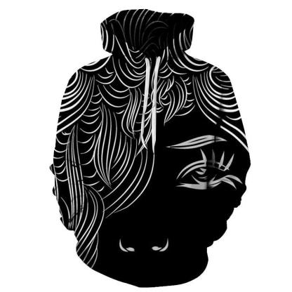 Secret Eyes 3D - Sweatshirt, Hoodie, Pullover-My 3D Hoodie