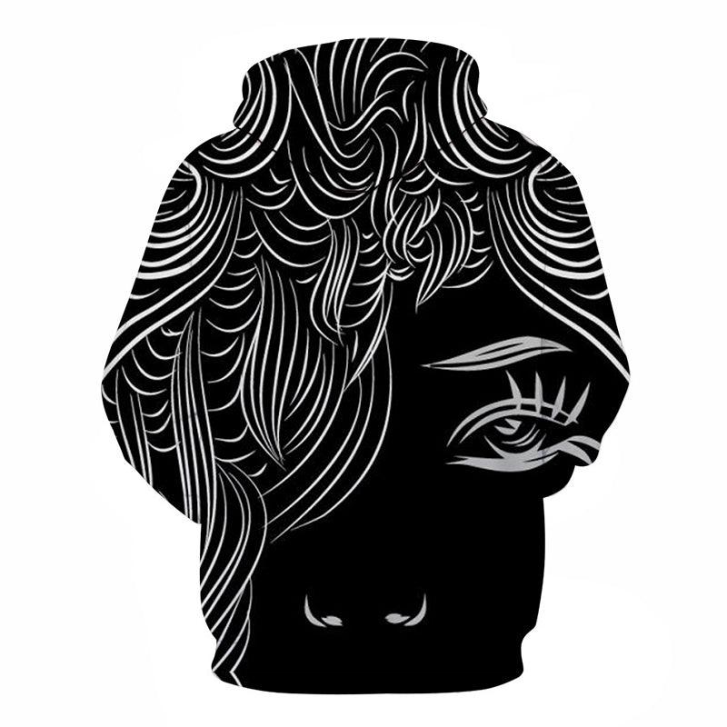 Secret Eyes 3D - Sweatshirt, Hoodie, Pullover-My 3D Hoodie