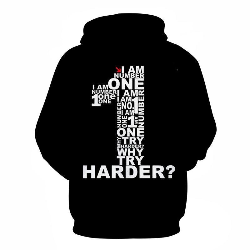 I Am Number One 3D - Sweatshirt, Hoodie, Pullover-My 3D Hoodie