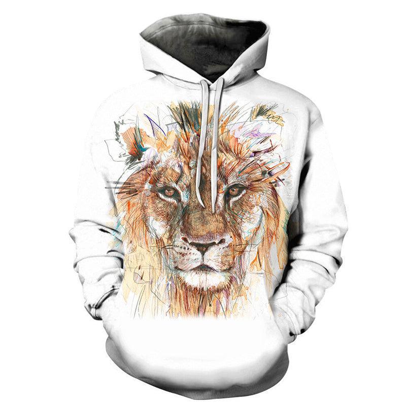 Wild Thoughts 3D - Sweatshirt, Hoodie, Pullover-My 3D Hoodie