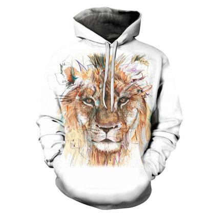 Wild Thoughts 3D - Sweatshirt, Hoodie, Pullover-My 3D Hoodie
