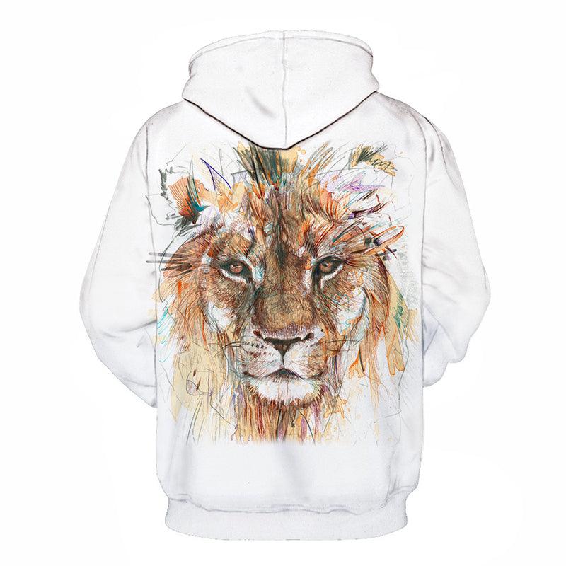 Wild Thoughts 3D - Sweatshirt, Hoodie, Pullover-My 3D Hoodie