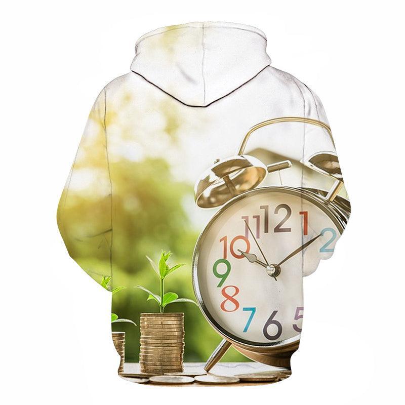 Time's Ticking Save Money 3D - Sweatshirt, Hoodie, Pullover-My 3D Hoodie