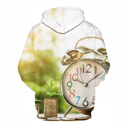 Time's Ticking Save Money 3D - Sweatshirt, Hoodie, Pullover-My 3D Hoodie