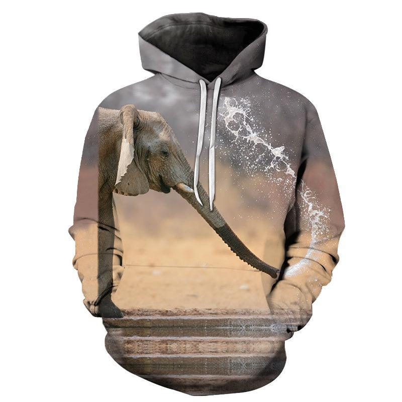 Elephant Trunk 3D - Sweatshirt, Hoodie, Pullover-My 3D Hoodie