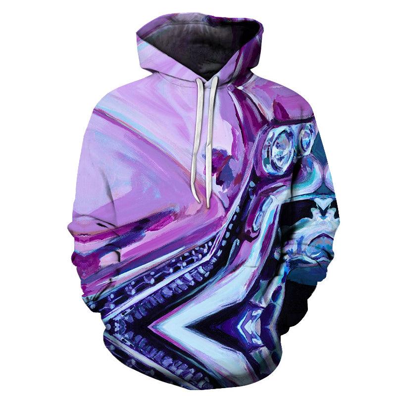 Pink Cadi Painting 3D - Sweatshirt, Hoodie, Pullover-My 3D Hoodie