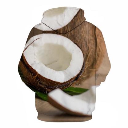 Coconut 3D - Sweatshirt, Hoodie, Pullover-My 3D Hoodie