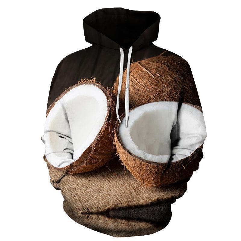 Perfectly Cut Coconut 3D - Sweatshirt, Hoodie, Pullover-My 3D Hoodie