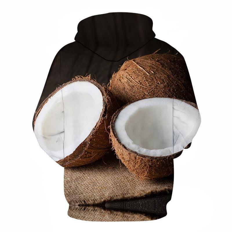 Perfectly Cut Coconut 3D - Sweatshirt, Hoodie, Pullover-My 3D Hoodie