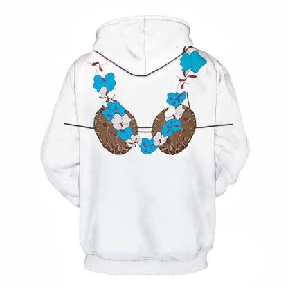 Coconut Bra 3D - Sweatshirt, Hoodie, Pullover-My 3D Hoodie
