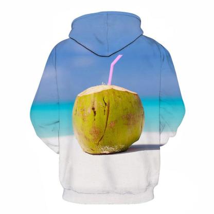 Tropical Coconut 3D - Sweatshirt, Hoodie, Pullover-My 3D Hoodie