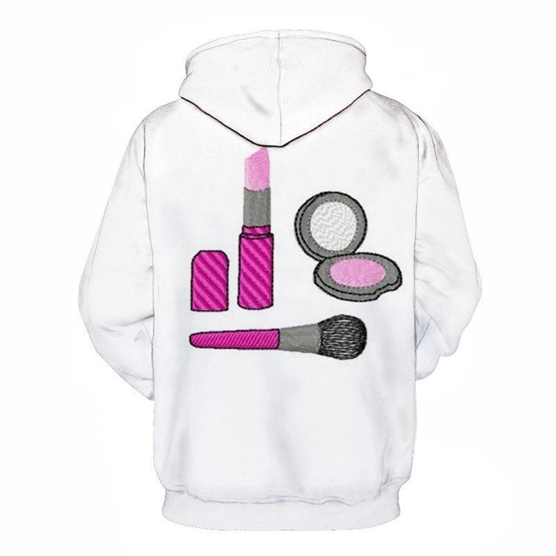 Makeup Girl Power 3D - Sweatshirt, Hoodie, Pullover-My 3D Hoodie
