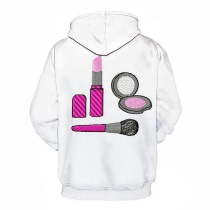 Makeup Girl Power 3D - Sweatshirt, Hoodie, Pullover-My 3D Hoodie
