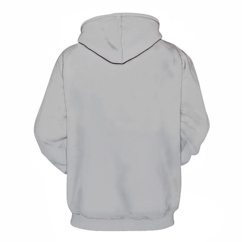 Grey Color 3D - Sweatshirt, Hoodie, Pullover-My 3D Hoodie