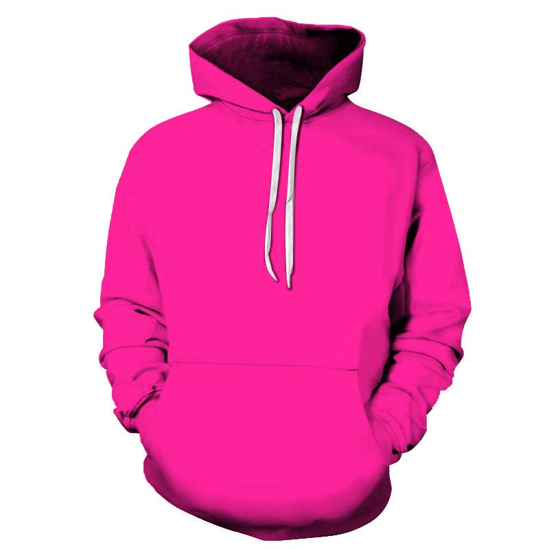 Pink Color 3D - Sweatshirt, Hoodie, Pullover-My 3D Hoodie