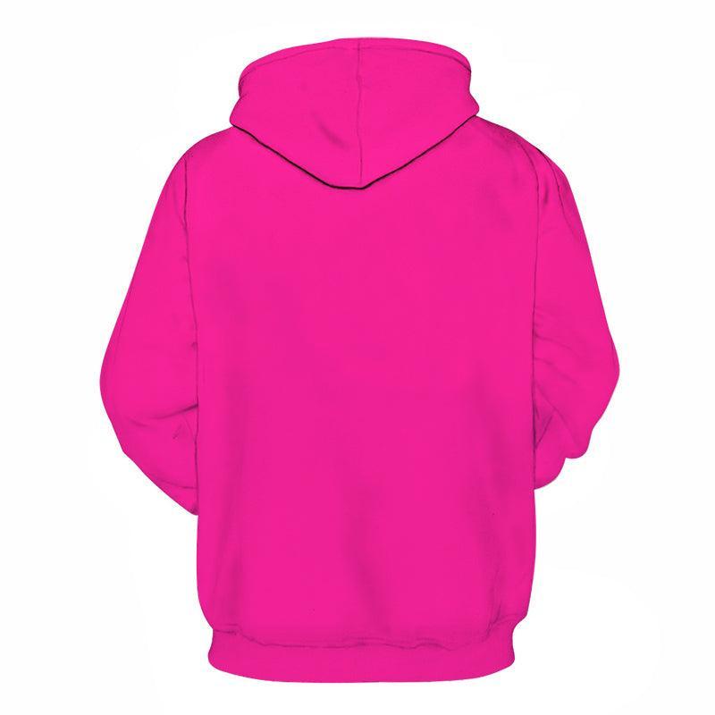 Pink Color 3D - Sweatshirt, Hoodie, Pullover-My 3D Hoodie