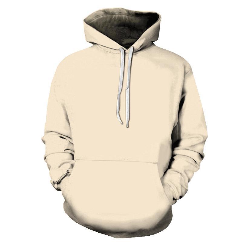 Beige Color 3D - Sweatshirt, Hoodie, Pullover-My 3D Hoodie