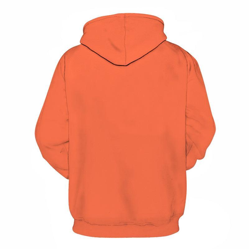 Orange Color 3D - Sweatshirt, Hoodie, Pullover-My 3D Hoodie