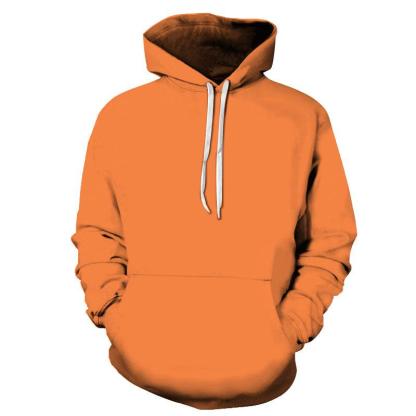 Burnt Orange Color 3D - Sweatshirt, Hoodie, Pullover-My 3D Hoodie
