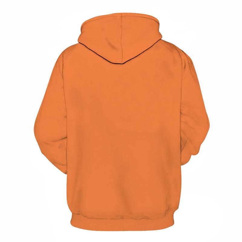 Burnt Orange Color 3D - Sweatshirt, Hoodie, Pullover-My 3D Hoodie