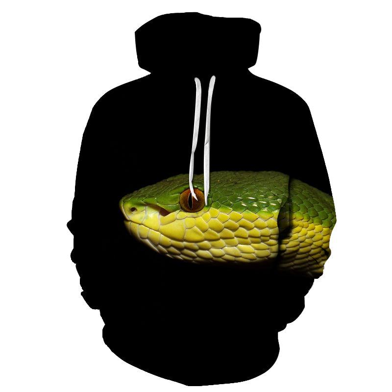 Mysterious Snake Face 3D - Sweatshirt, Hoodie, Pullover-My 3D Hoodie