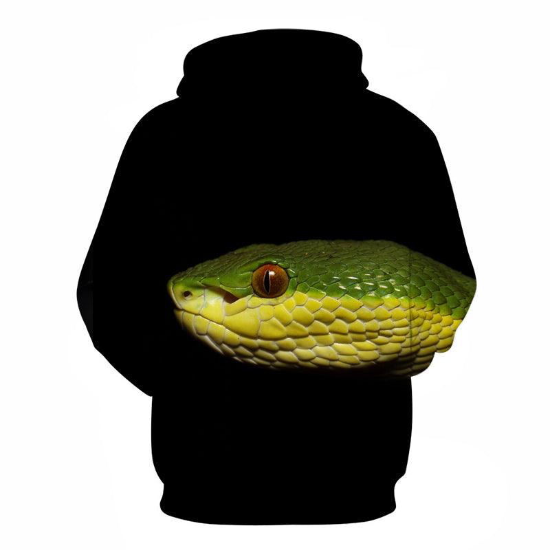 Mysterious Snake Face 3D - Sweatshirt, Hoodie, Pullover-My 3D Hoodie