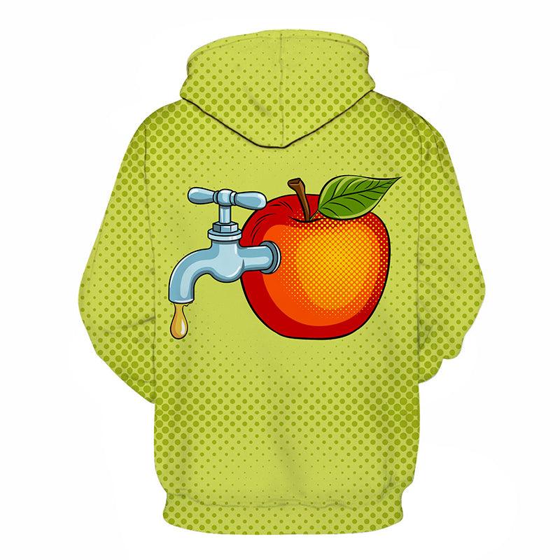 Tap Apple 3D - Sweatshirt, Hoodie, Pullover-My 3D Hoodie