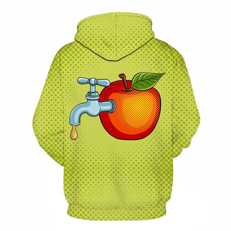 Tap Apple 3D - Sweatshirt, Hoodie, Pullover-My 3D Hoodie