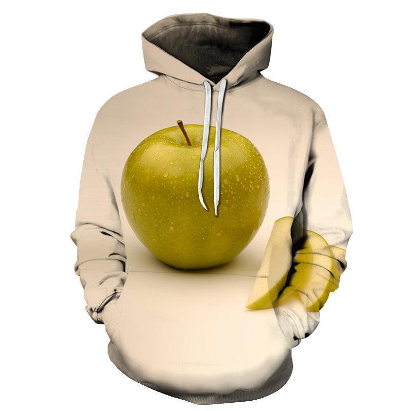 Juicy Green Apple 3D - Sweatshirt, Hoodie, Pullover-My 3D Hoodie