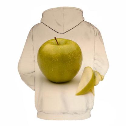 Juicy Green Apple 3D - Sweatshirt, Hoodie, Pullover-My 3D Hoodie