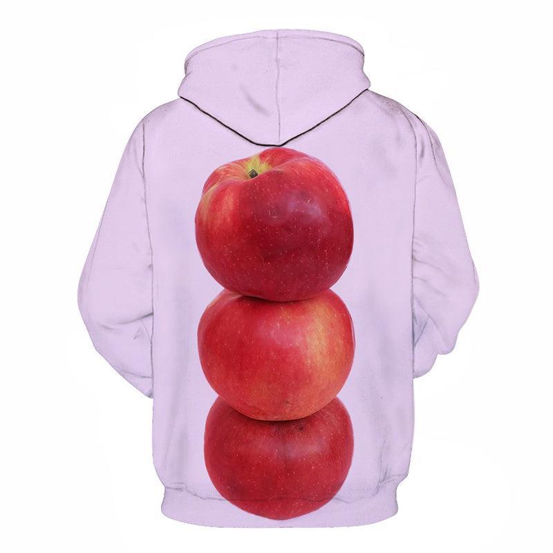 Purple Apple 3D - Sweatshirt, Hoodie, Pullover-My 3D Hoodie