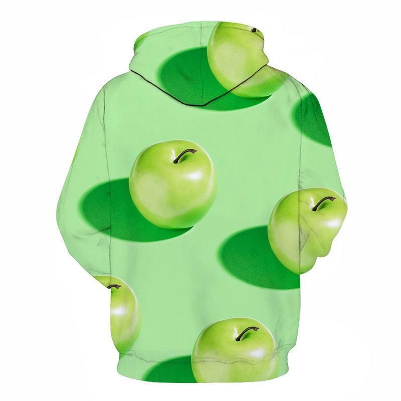 Green Apple 3D - Sweatshirt, Hoodie, Pullover-My 3D Hoodie