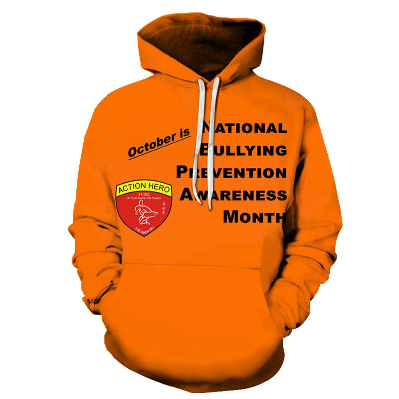 No Bully October 3D - Sweatshirt, Hoodie, Pullover-My 3D Hoodie