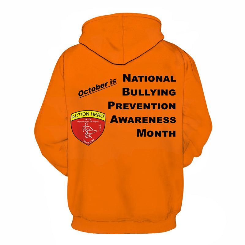 No Bully October 3D - Sweatshirt, Hoodie, Pullover-My 3D Hoodie