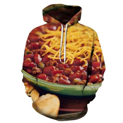 Freshly Made Chillis 3D Hoodie Sweatshirt Pullover-My 3D Hoodie