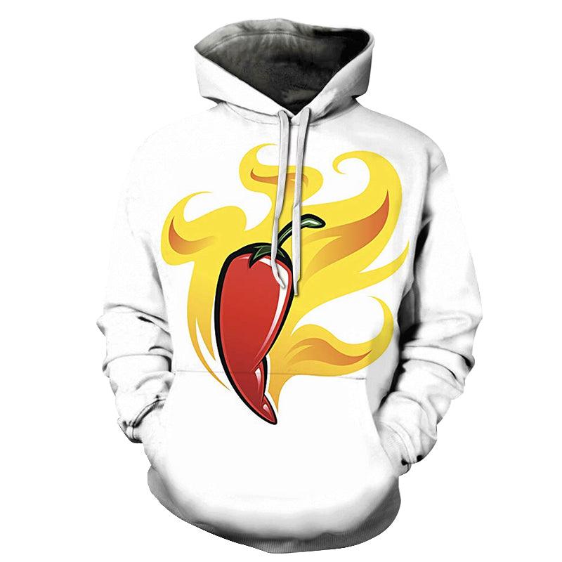 Chillis On Fire 3D Hoodie Sweatshirt Pullover-My 3D Hoodie