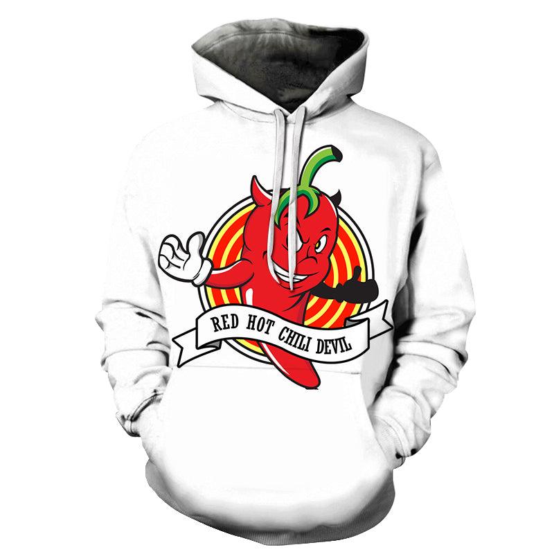 Chillis Devil 3D Hoodie Sweatshirt Pullover-My 3D Hoodie