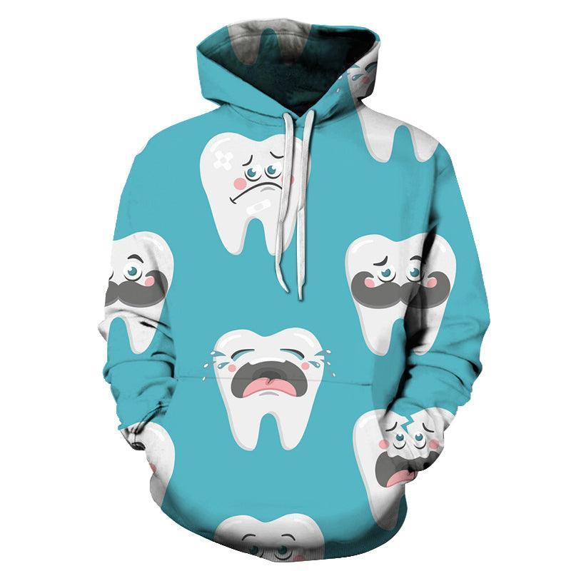 Crying Tooth Dentist 3D Hoodie Sweatshirt Pullover-My 3D Hoodie