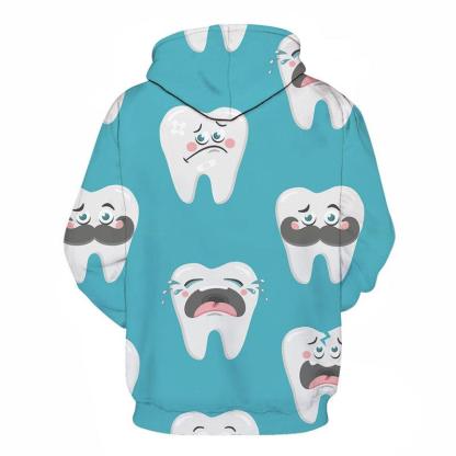 Crying Tooth Dentist 3D Hoodie Sweatshirt Pullover-My 3D Hoodie