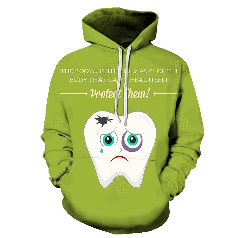 Heal The Tooth Dentist 3D Hoodie Sweatshirt Pullover-My 3D Hoodie