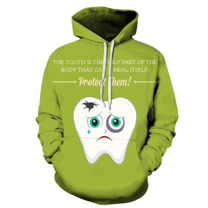 Heal The Tooth Dentist 3D Hoodie Sweatshirt Pullover-My 3D Hoodie