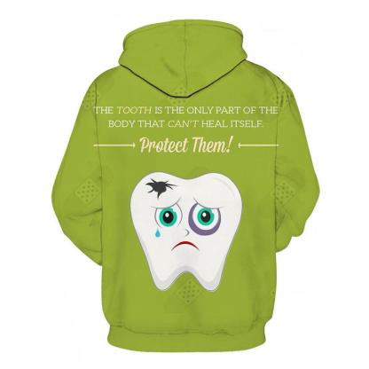 Heal The Tooth Dentist 3D Hoodie Sweatshirt Pullover-My 3D Hoodie
