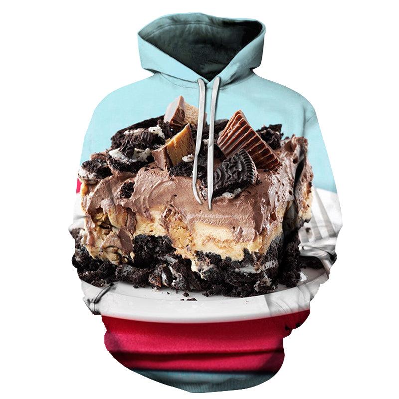 Chocolate Fudge Dessert 3D Hoodie Sweatshirt Pullover-My 3D Hoodie