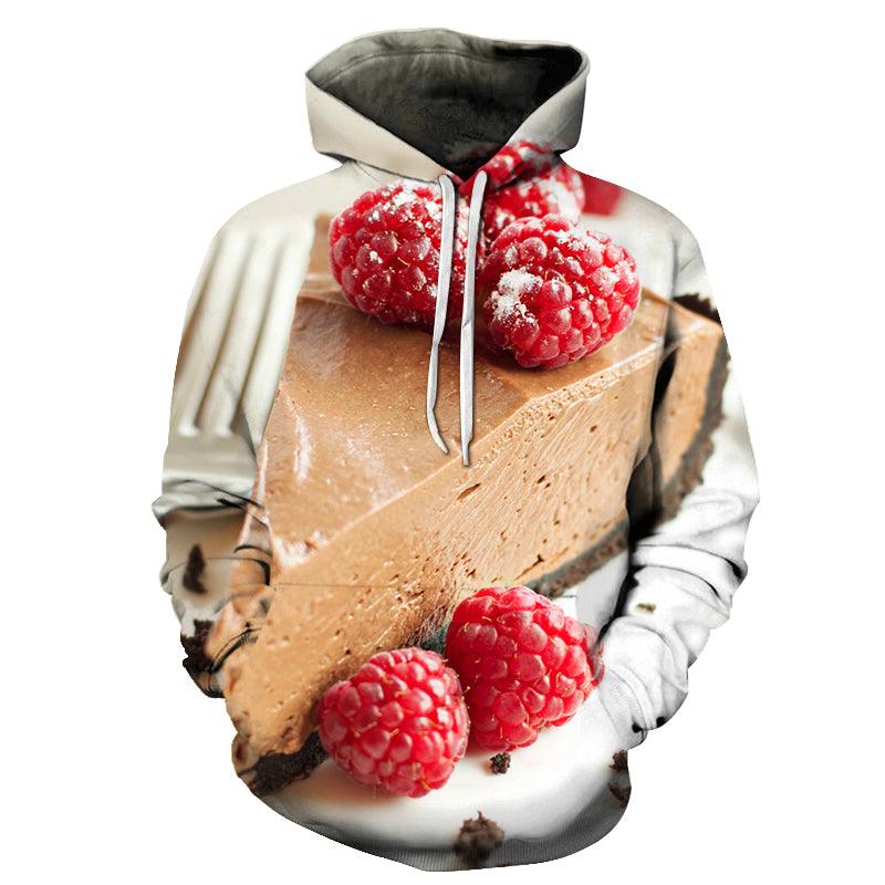 Chocolate Strawberry Dessert 3D Hoodie Sweatshirt Pullover-My 3D Hoodie