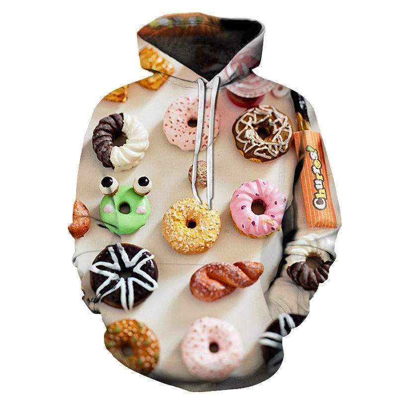 Donuts Dessert 3D Hoodie Sweatshirt Pullover-My 3D Hoodie